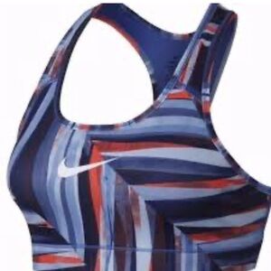 Nike Dri Fit Dynamic Blue and Red Sports Bra, Size L, EUC❤️💙